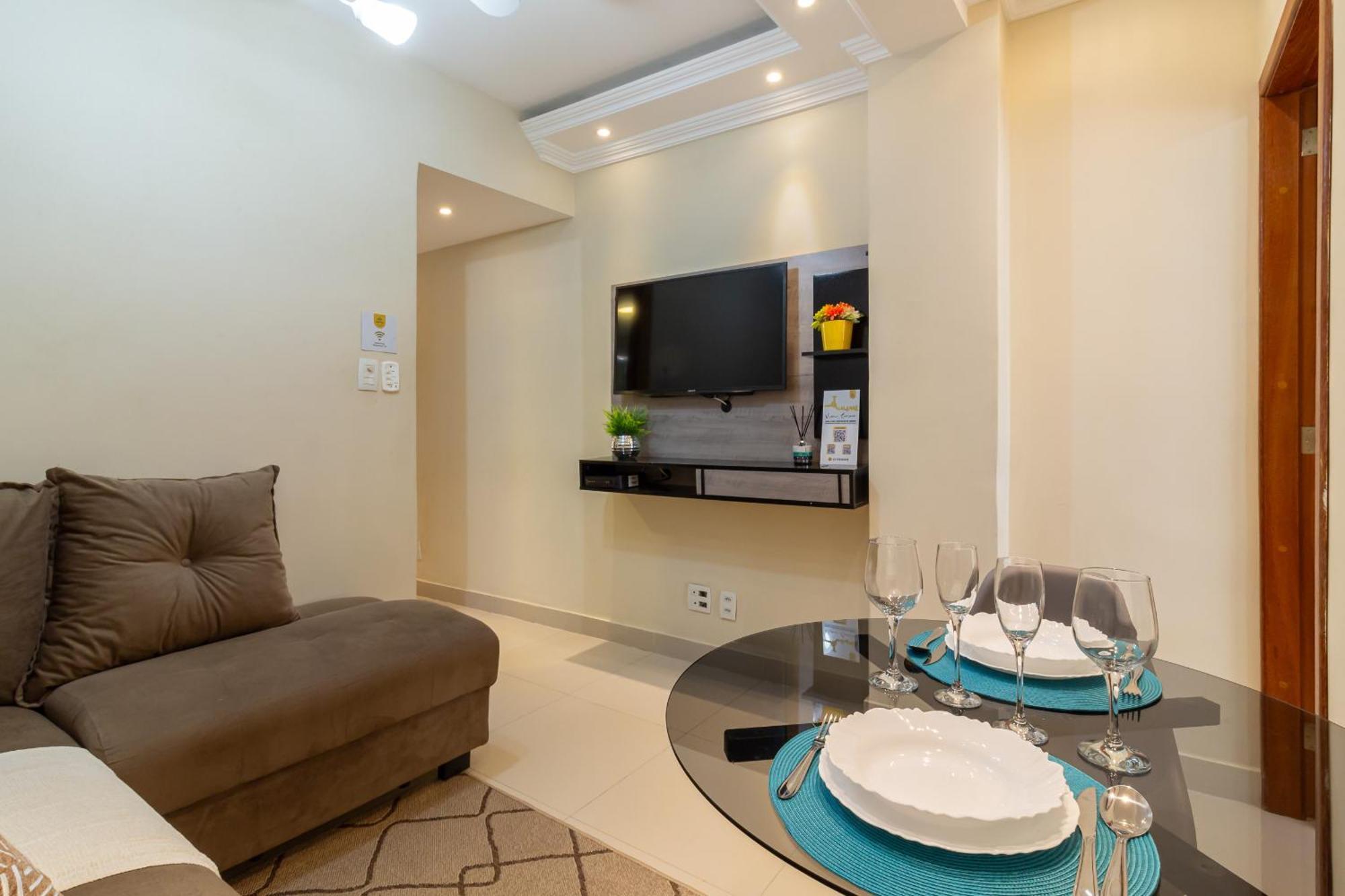 Acolhedor Em Copacabana A 7 Minutos Da - Fm211 Apartemen
