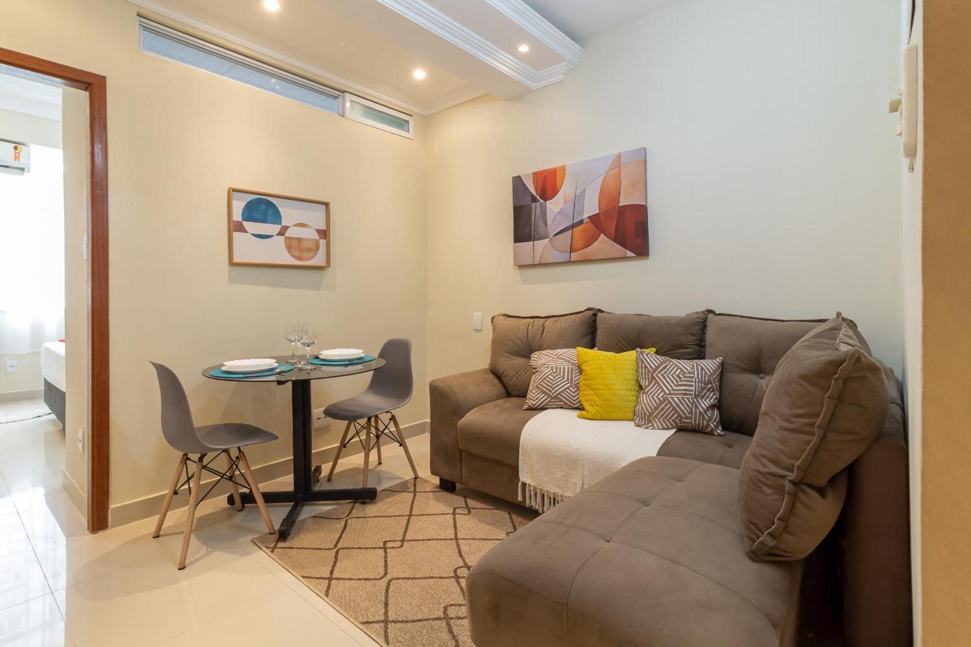 Acolhedor Em Copacabana A 7 Minutos Da - Fm211 Apartemen *