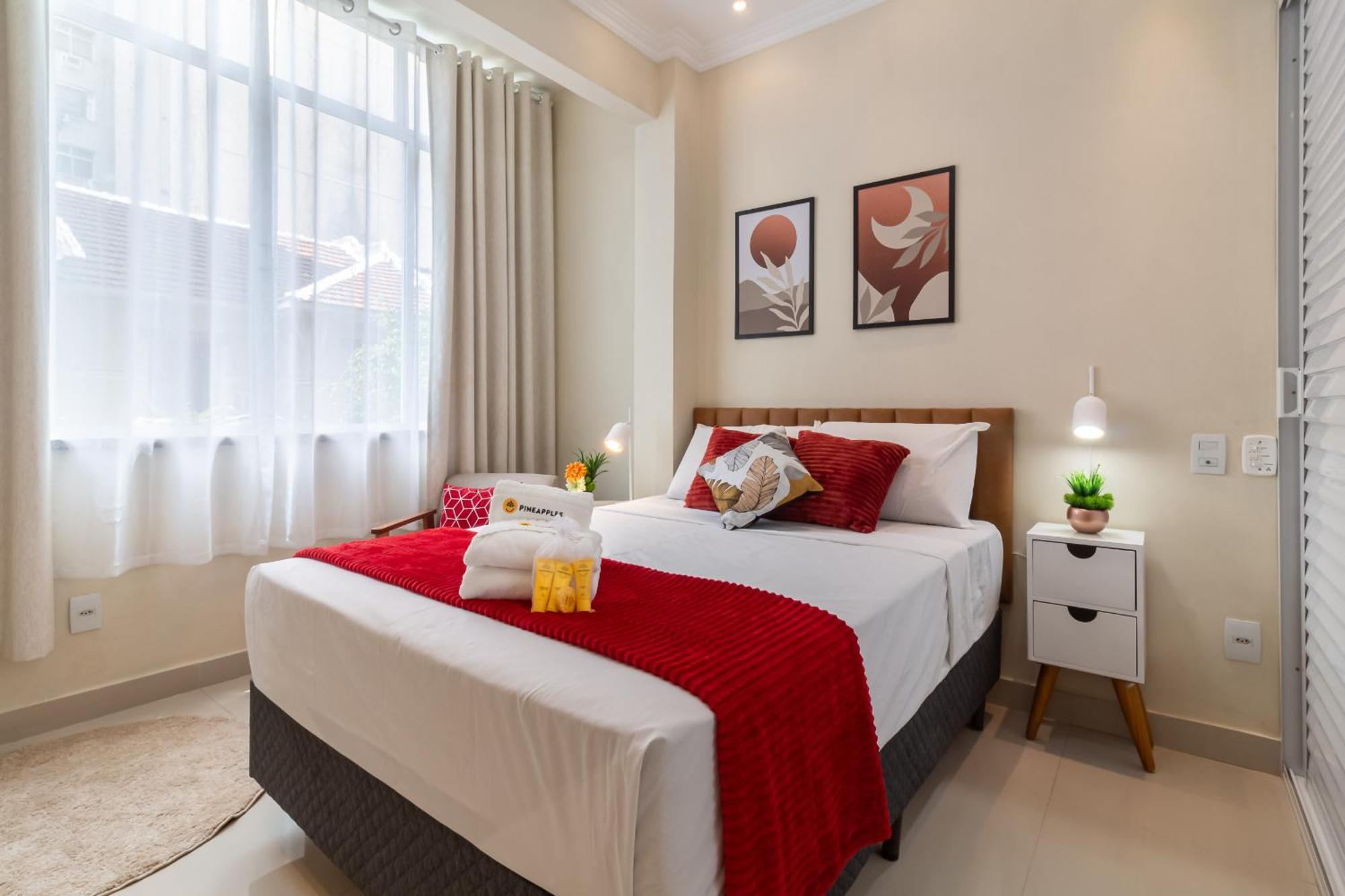 Apartemen Acolhedor Em Copacabana A 7 Minutos Da - Fm211